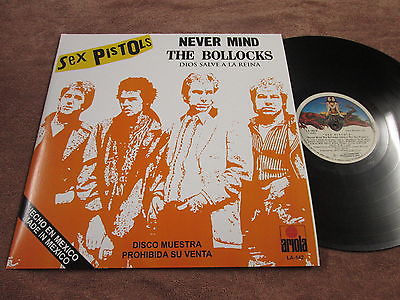 SEX PISTOLS  NEVER MIND  MEXICO PROMOTIONAL VINYL EXTREMELY RARE MEXICAN UNIQUE