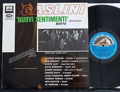Giorgio Gaslini LP Nuovi Sentimenti QELP 8154 ITALY 1ST PRESS 1966 Don Cherry
