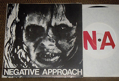 NEGATIVE APPROACH EP 1982 2nd Press T   G  7  w INSERT 1000 Made NEAR MINT  RARE