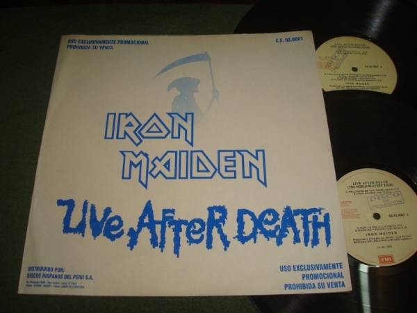 iron-maiden-live-after-death-rare-promo-peru-2-lp-vg
