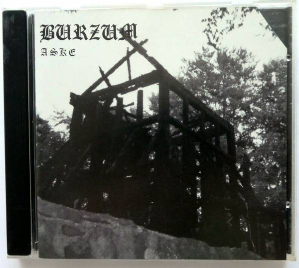 1Burzum Aske CD Black Metal CD ORIGINAL 1st CD 1993 PRESS Anti Mosh 005
