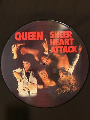 Queen Sheer Heart Attack Rare Limited Edition vinyl lp Picture Disc near MINT