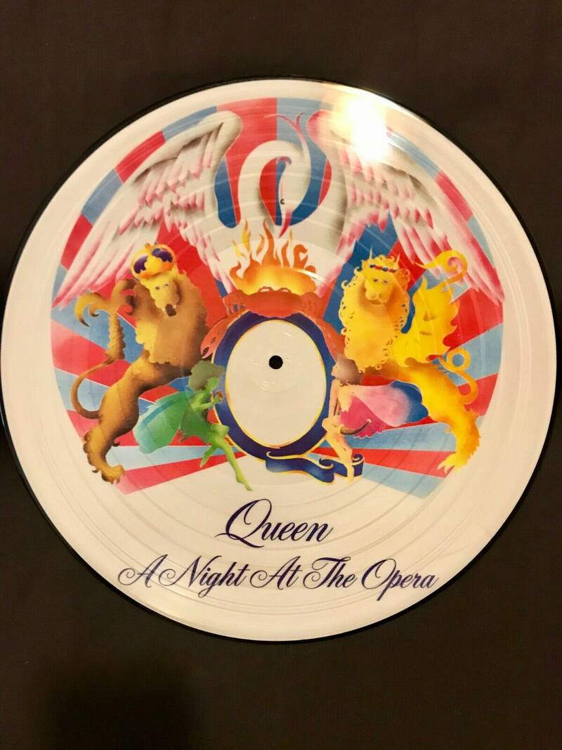 Queen A night at the Opera Rare Limited Edition vinyl lp Picture Disc near MINT