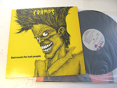 The Cramps LP Bad Music for Bad People 1984 IRS original punk garage RARE vinyl 