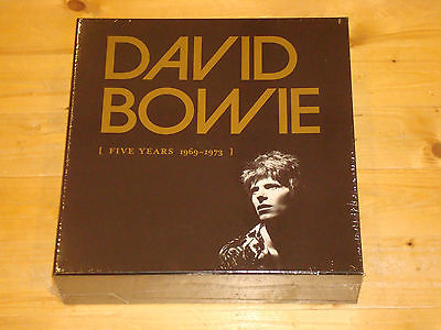 DAVID BOWIE Five Years 1969 1973 PARLOPHONE 180g LP BOX NEW SEALED
