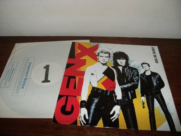 GENERATION X  GEN X LP 1981 UNRELEASED PROOF SLEEVE   TEST PRESSING LP THE CLASH