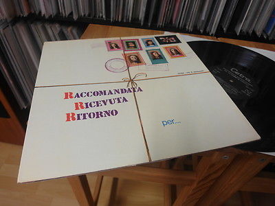 Raccomandata Ricevuta Ritorno LP 1972 Cetra Original 1st press Italy