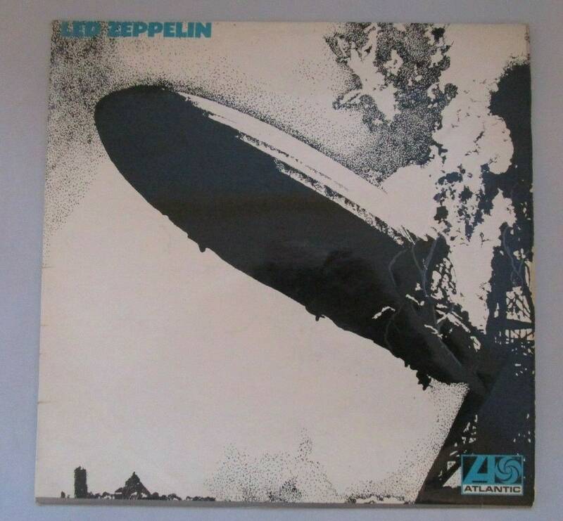 RARE 1st PRESSING Led Zeppelin Turquoise Lettering Vinyl LP   Atlantic 588 171