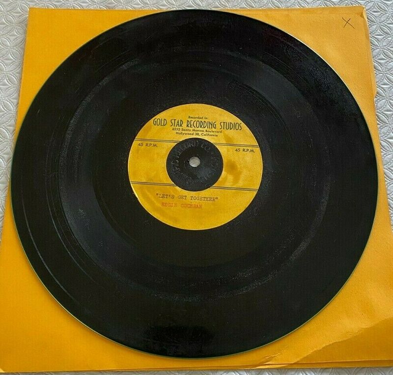 eddie-cochran-10-acetate-45-rpm-record-let-s-get-together-rare-rock-n-roll