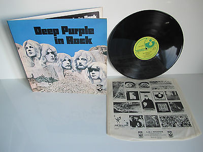 DEEP Purple  IN ROCK  Uk LP 1970         1st Pressing        No EMI Box  A1 B1