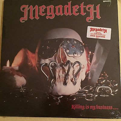 MEGADETH   Killing Is My Business ORIG vinyl lp FACT SEALED NO BAR NEW 1985 USA