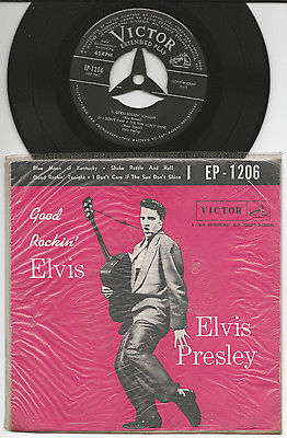 Elvis Presley 7        45 EP Good Rockin     Elvis Japan EP 1206 Mega Rare 1956 Press