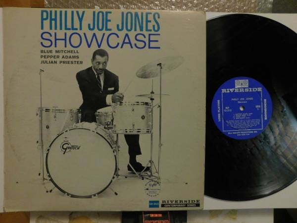 Philly Joe Jones Showcase w Blue Mitchell P Adams S Clark Riverside DG mono blue