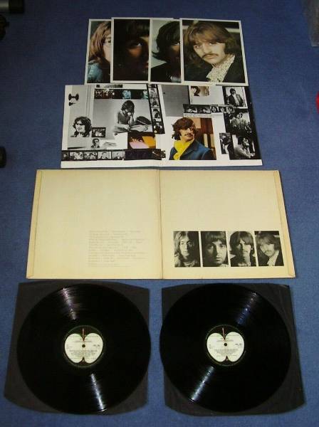 THE BEATLES WHITE ALBUM D LP   LOW NUMBER 0007350   1968 1st UK MONO PRESSING