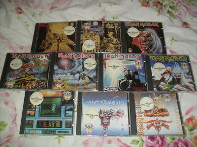 IRON MAIDEN  THE FIRST TEN YEARS  AWESOME MEGA RARE 10 CD SET LIMITED EDITION MT