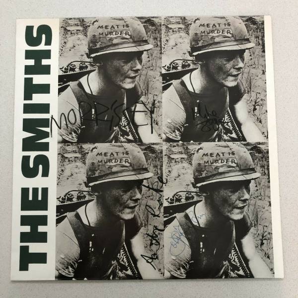 The Smiths  Meat Is Murder  signed original vinyl LP
