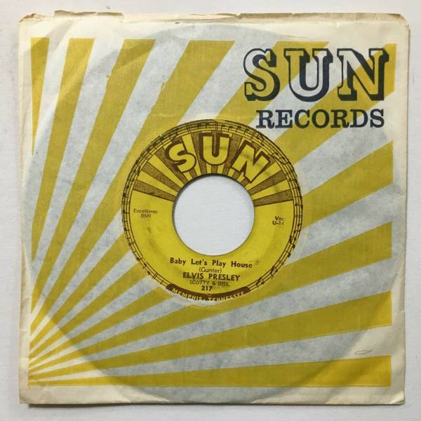 ELVIS PRESLEY Baby Let s Play House I m Left You re Right Sun 217 strVG