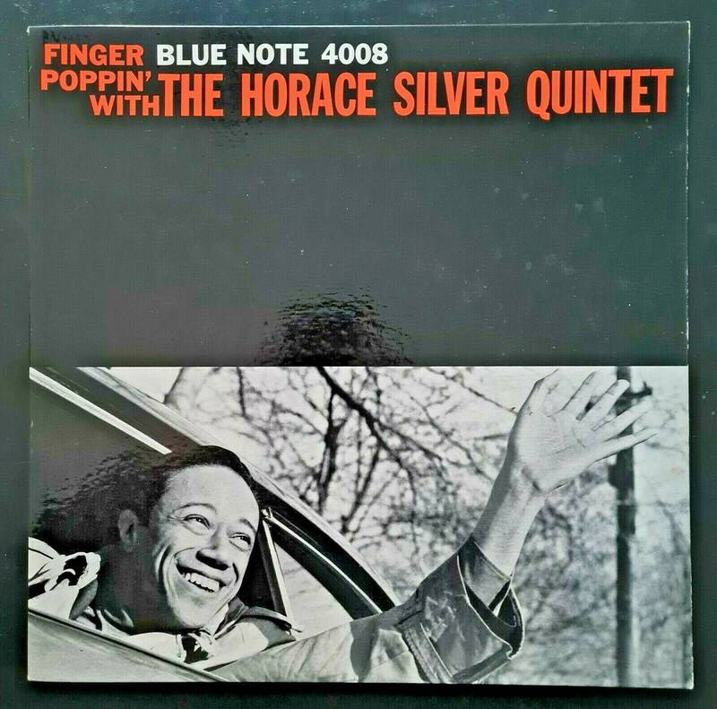Finger Poppin  With THE HORACE SILVER QUINTET LP orig BLUE NOTE 4008 DG  EAR  NM