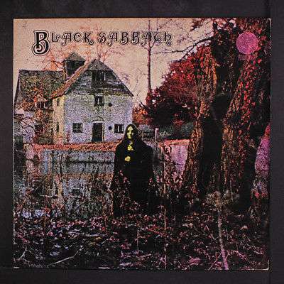 BLACK SABBATH  Black Sabbath LP  UK  swirl label  Stereo copyright inner 