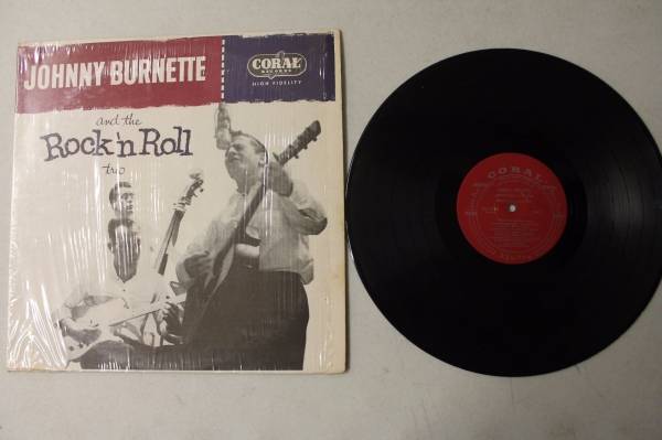 JOHNNY BURNETTE   THE ROCK N  ROLL TRIO LP CORAL CRL 57080 MG 5032 ROCKABILLY