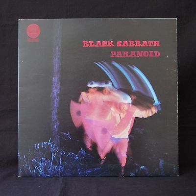 BLACK SABBATH Paranoid UK LARGE SWIRL VERTIGO COMPLETE LP EX EX