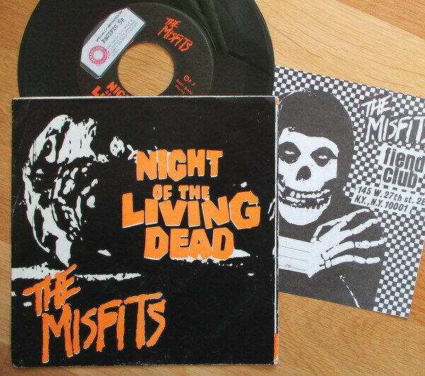 MISFITS 7    Night Of The Living 1979 punk FIRST US PRESSING antidote MINOR THREAT