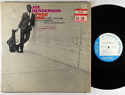 Joe Henderson   Page One LP   Blue Note   BLP 4140 Mono RVG Ear NY USA Shrink