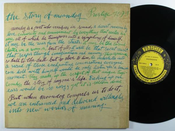 MOONDOG The Story Of Moondog PRESTIGE LP VG   mono w 50 deep groove