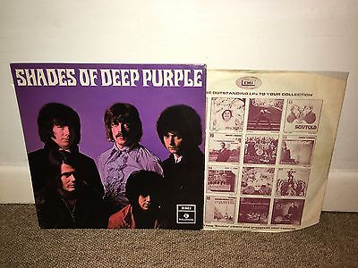 DEEP PURPLE Shades Of Deep Purple LP 1968 UK 1st Press 