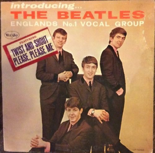 Introducing The Beatles LP  VERY RARE HYPE STICKER Non Bracket Black VJ