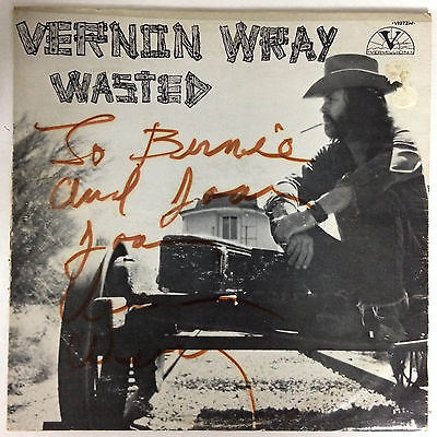 Vernon Wray Wasted LP 1972 private press PSYCH Folk Country Rock LINK WRAY