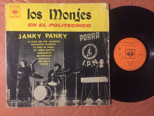 Los Monjes Mexican LP POKORA EN EL POLITECNICO garage beat mod jazz Holy Grail