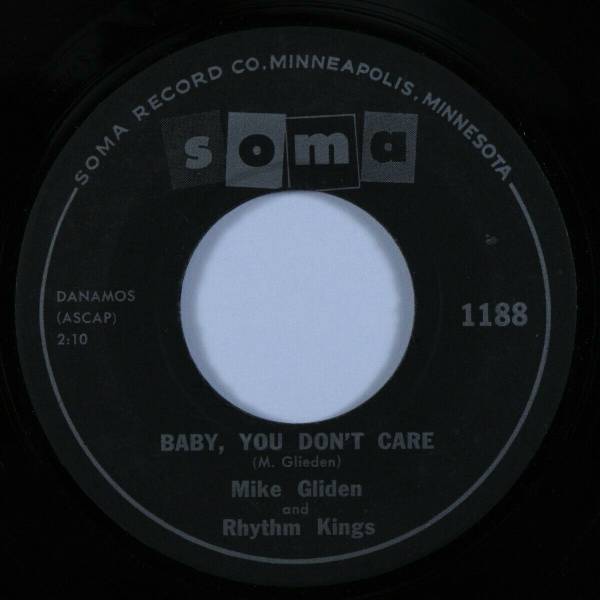 Rockabilly 45 MIKE GLIDEN Baby  You Don t Care SOMA HEAR