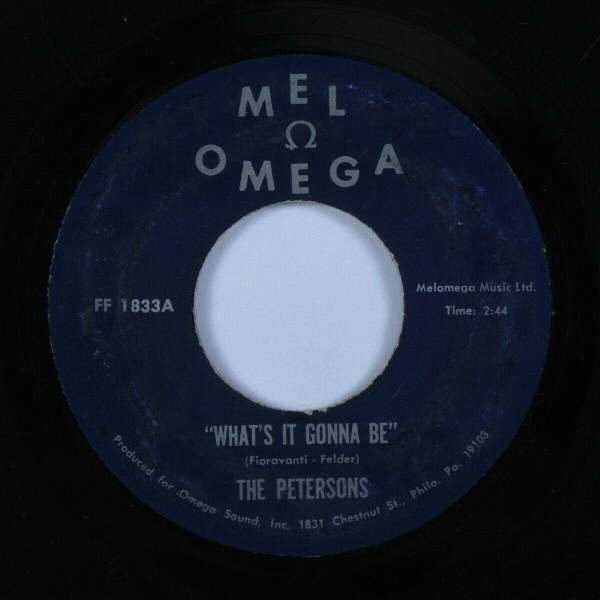 Northern Crossover Soul 45 PETERSONS What s It Gonna Be MEL OMEGA HEAR