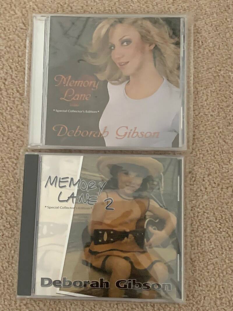 Debbie Gibson Memory Lane Volumes 1   2 CD