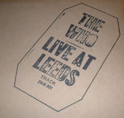 THE WHO Live At Leeds LP 1970 TRACK 1st Press  MINT   A1 B1   EARLIEST EVER    