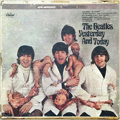 BEATLES BUTCHER COVER 3RD STATE Peeled Yesterday and Today Vinyl STEREO