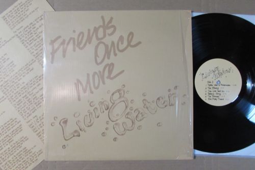 LIVING WATER friends once more LP private christian xian folk psych rock TOP NM 