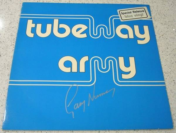 Tubeway Army Blue Vinyl 1978 Signed Gary Numan  Stunning Condition 