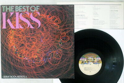 KISS THE BEST OF CASABLANCA MIP 1483 Japan GREAT ROCK ARTISTS VINYL LP
