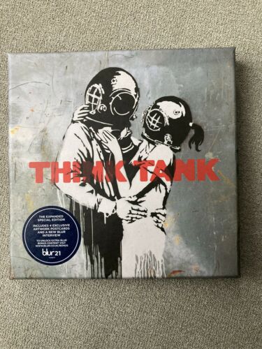 Blur Think Tank 2 x CD Includes Banksy Postcards Special Edition