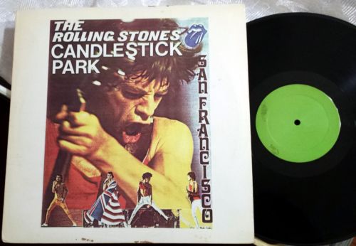Rare LP The Rolling Stones   Candlestick Park SF Limited Edition White Label