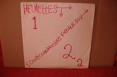 Helmettes   I Don t Care What The People Say 7  orig  1st press 1978 kbd punk
