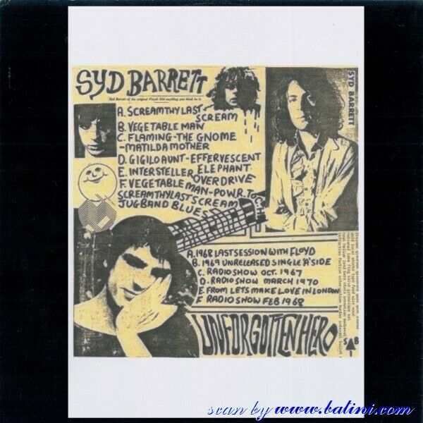 9188 Pink Floyd Syd Barrett Unforgotten Hero Vinyl Live LP No TMOQ SB DUT 077