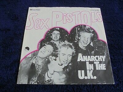Sex Pistols   Anarchy In The U K  1976 GERMANY 45 EMI PUNK KBD