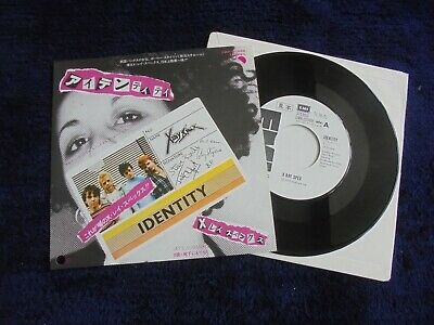X Ray Spex   Identity 1978 JAPAN 45 EMI PROMO PUNK KBD