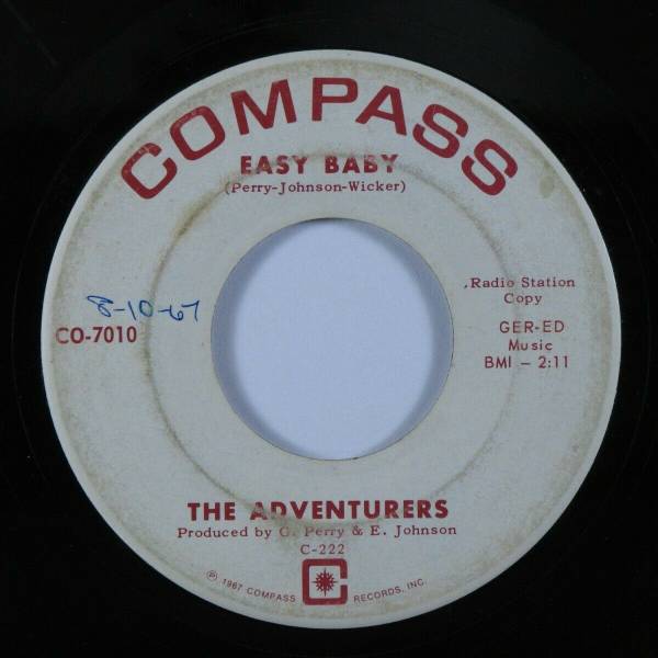 Northern Soul 45 ADVENTURERS Easy Baby COMPASS promo HEAR