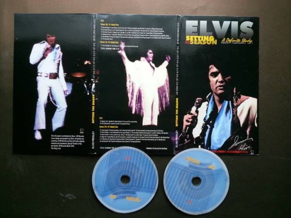Elvis Presley   Setting the Season   2 CD IN LARGER  FOLDOUT COVER    70 TRKS 