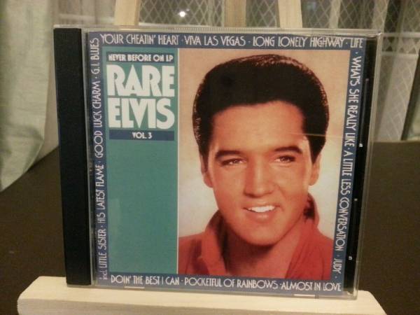 TElvis Presley         Rare Elvis  Vol 3   26 TRACK COLLECTORS EDITION PIC DISC CD 