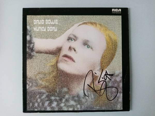 David Bowie Hunky Dory german edition signed in 1998   CoA